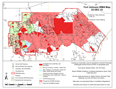 约翰逊堡 WMA 地图 23 年 12 月 03 日